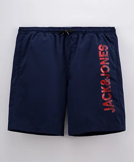 Jack & Jones Junior Graphic Shorts - Navy Blazer