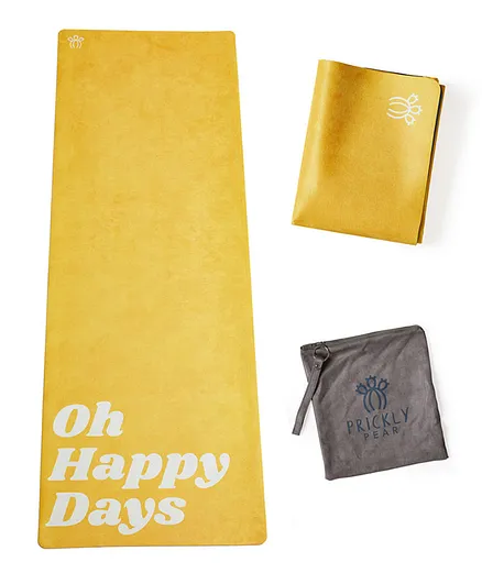 Prickly Pear Happy Days Travel Yoga Mat