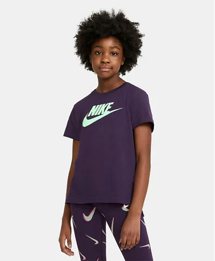 Nike Sportswear Basic Futura T-Shirt  - Purple