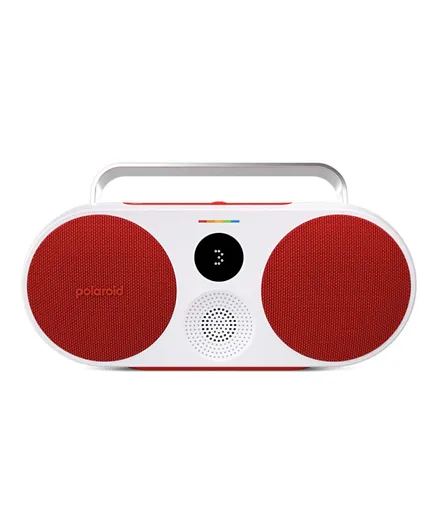 Polaroid P3 Music Player Bluetooth Wireless Portable Speaker - Red & White