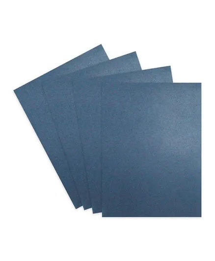 أطلس غلاف كتاب A4 لون أزرق بحري - 50 قطعة