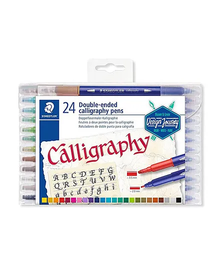 Staedtler Double End  Calligraphy Pen Set - 24 Pieces