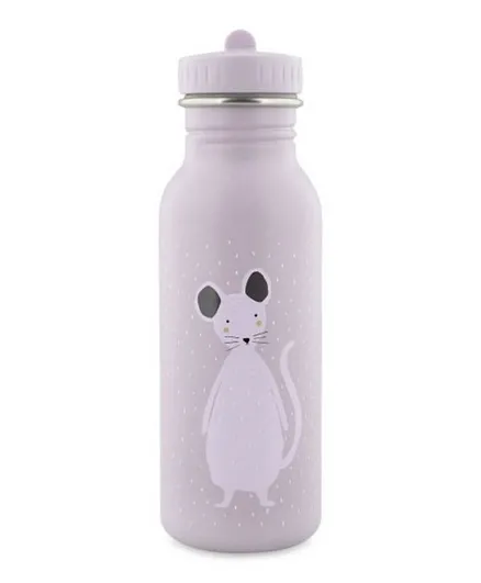 Trixie Mr Mouse Stainless Steel Water Bottle Purple - 500mL