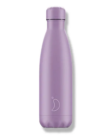 Chilly's Advanced Double Walled Vacuum Insulated Stainless Steel Water Bottle Pastel All Purple - 500mL