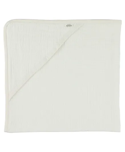 Les Reves d'Anais by Trixie Hooded Towel - Bliss White