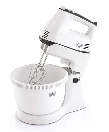 Black and Decker Bowl & Stand Mixer 3.5L 300W M700-B5 - White and Grey