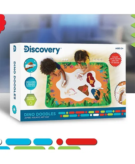 Discovery Kids Dino Doodles Jumbo Aquatic Art Mat