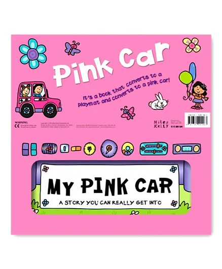 Convertible My Pink Car  Playmat - 7 Panels
