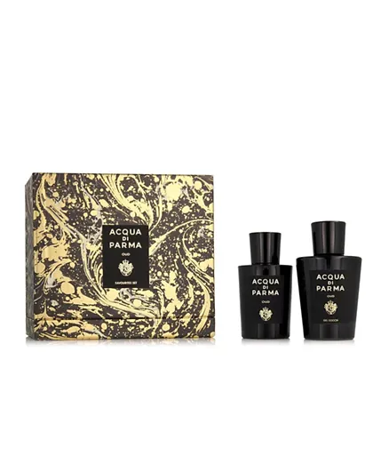 Acqua Di Parma Oud Holiday Collection Unisex Set Of EDP + Body Wash - 2 Pieces