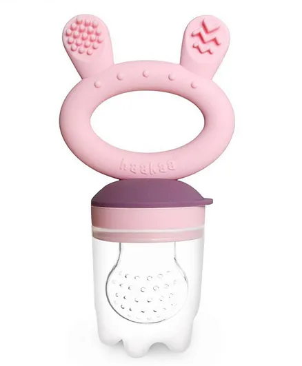 Haakaa Fresh Food Feeder and Teether - Pink