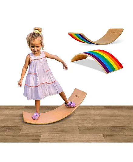 STOKED Wooden Balance Board