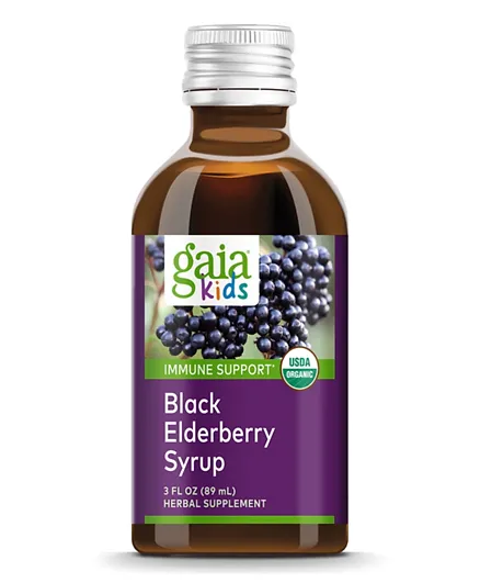 Gaia Herbs Gaia Kids Black Elderberry Syrup - 89ml