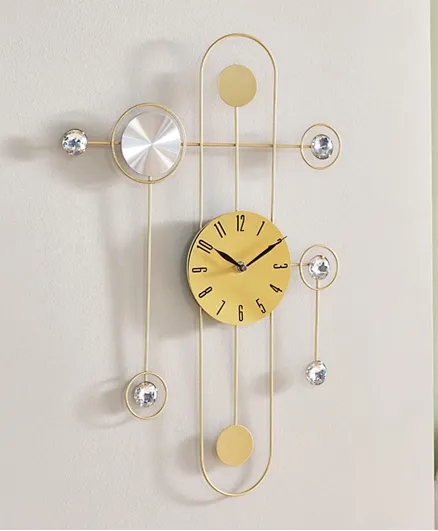 HomeBox Espiri Metal Decorative Wall Clock