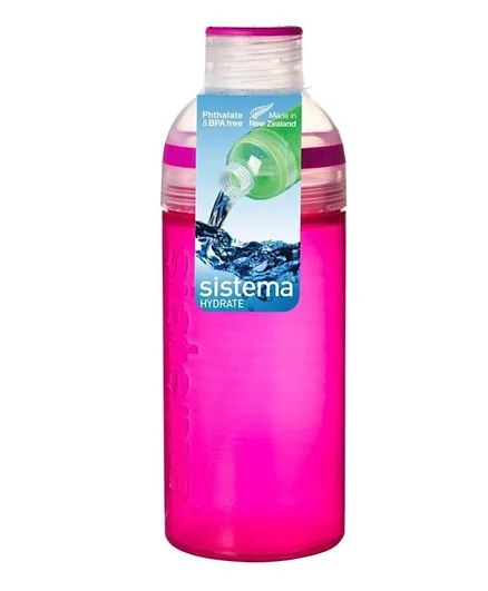Sistema Trio Water Bottle Pink - 580mL