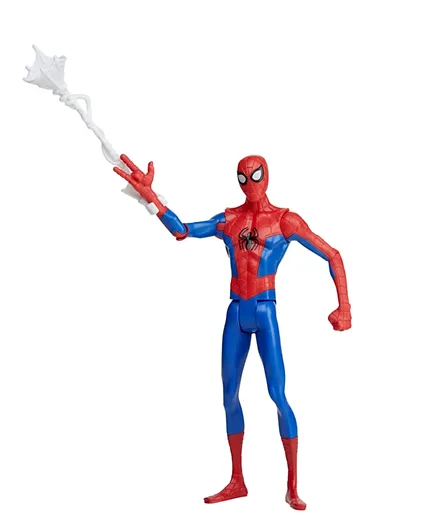 Spider Man: Across the Spider-Verse Spider-Man Action Figure with Web Accessory - 6 Inch
