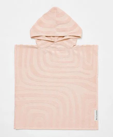 Sunnylife Terry Beach Hooded Towel Surf - Ice Pink