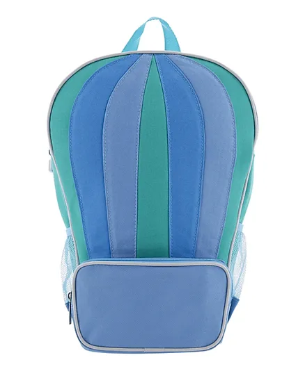Little IA Blue Hot Air Balloon Backpack Blue - 14 Inches