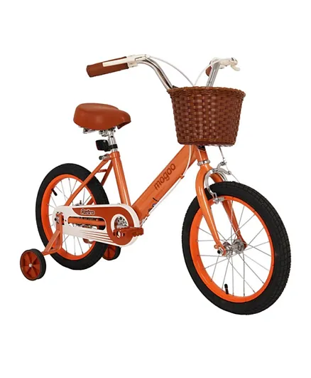 Mogoo Retro Kids Bike Orange - 16 Inches