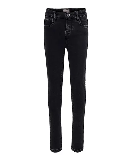 بنطلون جينز بتصميم نحيف من أونلي كيدز - باللون الدينيم الرمادي