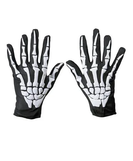 Widmann Bone Gloves - Black and White