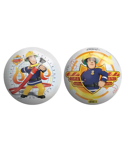 John Pearl Fireman Sam Deflated Vinyl Playball Pack of 1 - Assorted Colors and Design
