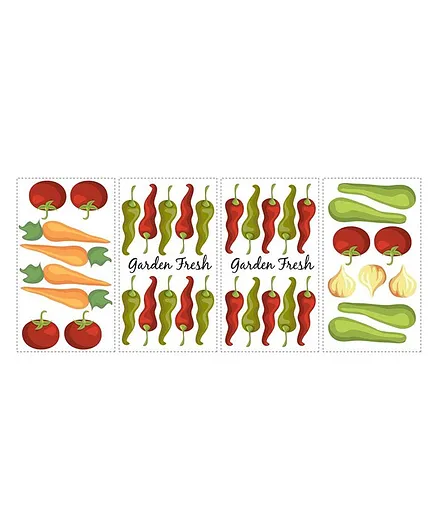 Roommates Garden Fresh Peel & Stick Wall Decals - Multicolor