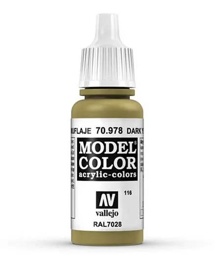 Vallejo Model Color 70.978 Dark Yellow - 17mL