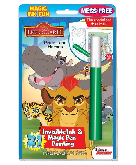 Disney Lion Guard Pride Land Heroes Magic Pen Painting Book - Multicolor
