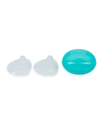 Babe Baby Silicone Nipple Shield with Case - Pack of 2