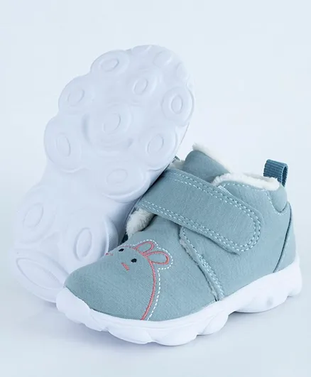 جست كيدز براندز حذاء رواز كاجوال بشريط فيلكرو للأطفال - أزرق