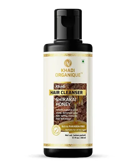 Khadi Organique Shikakai & Honey Hair Cleanser - 210ml