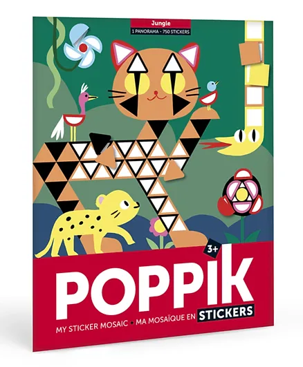Poppik My Sticker Mosaic Jungle - Multicolor