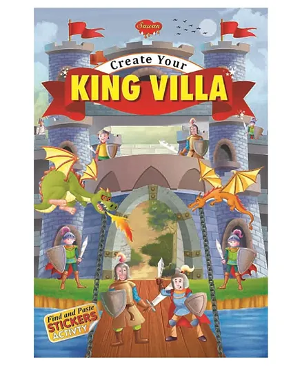 Sawan Create Your King Villa Sticker Activity - English