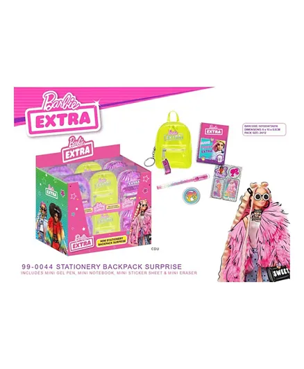 Barbie Extra Mini Stationary Backpack Surprise Set - Assorted
