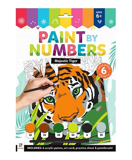 Hinkler Majestic Tiger Paint by Numbers