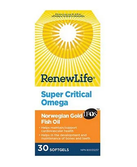 Renew Life Critical Omega - 30 Tablets