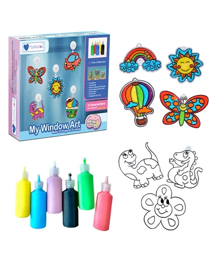 Mumfactory My Window Art Paint Toy for Kids - Multicolor