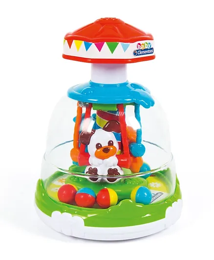 Clementoni Baby Animals Fun Park Spinner - Multicolour
