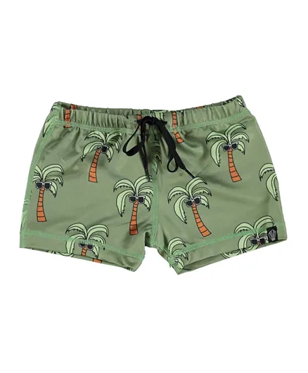 Beach & Bandits Palm Island Swim Shorts - Green