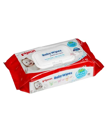 Pigeon Baby Wipe with Lid - 82 Wipes