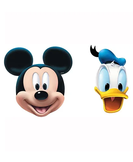 Party Centre Mickey Mouse Masks Disney Pack of 4 - Multicolor