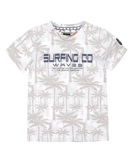 DJ Dutchjeans Surfing Waves T-Shirt - White