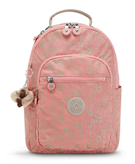 Kipling Sweet MetFloral Small Backpack Pink - 13 Inches