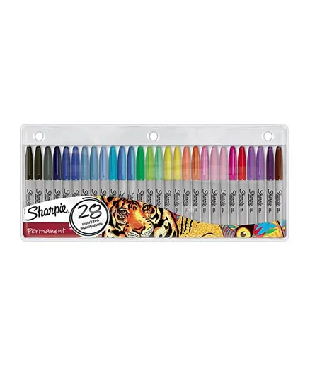 Sharpie Permanent Fine Markers - Pack of 28