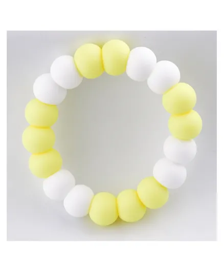Desert Chomps Solo Summer Time Silicone & Wooden Teether - Lemonade Pop