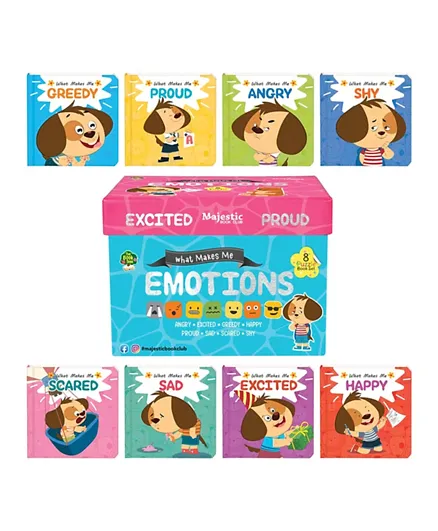 Emotions Puzzle Board Books - 8 Pieces
