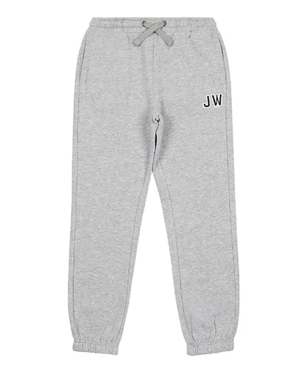 Jack Wills Collegiate Embroidered Joggers - Grey