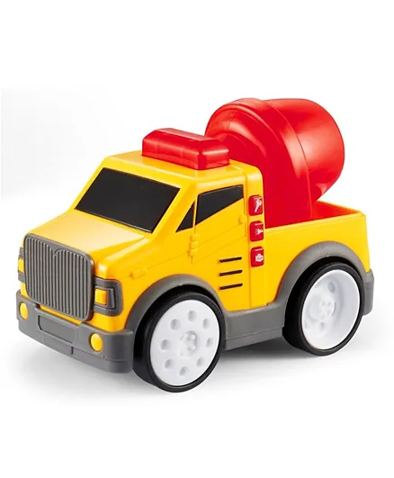 Rollup Kids Touch And Go Construction Vehicle 31802B - Yellow Red