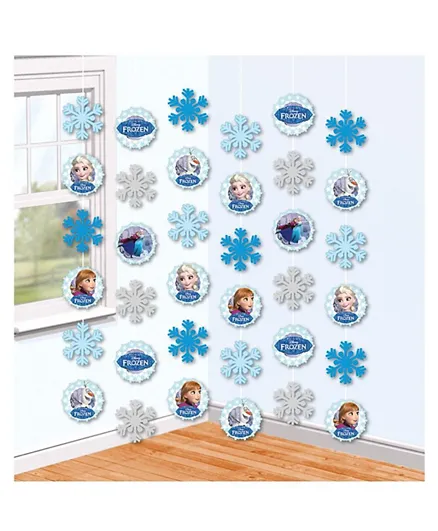 Party Centre Frozen String Decoration - Pack of 6