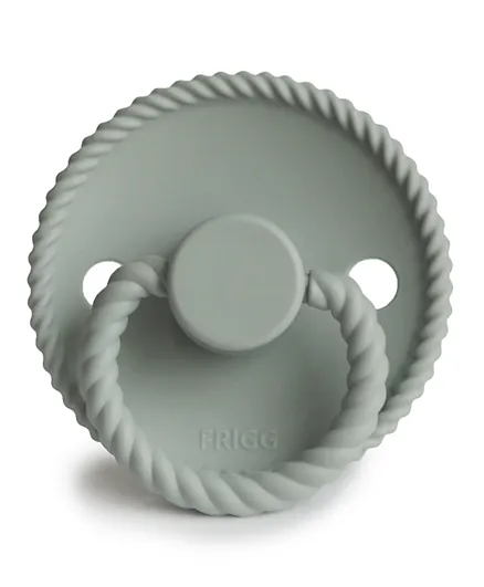 FRIGG Rope Silicone Baby Pacifier 1-Pack Sage - Size 2